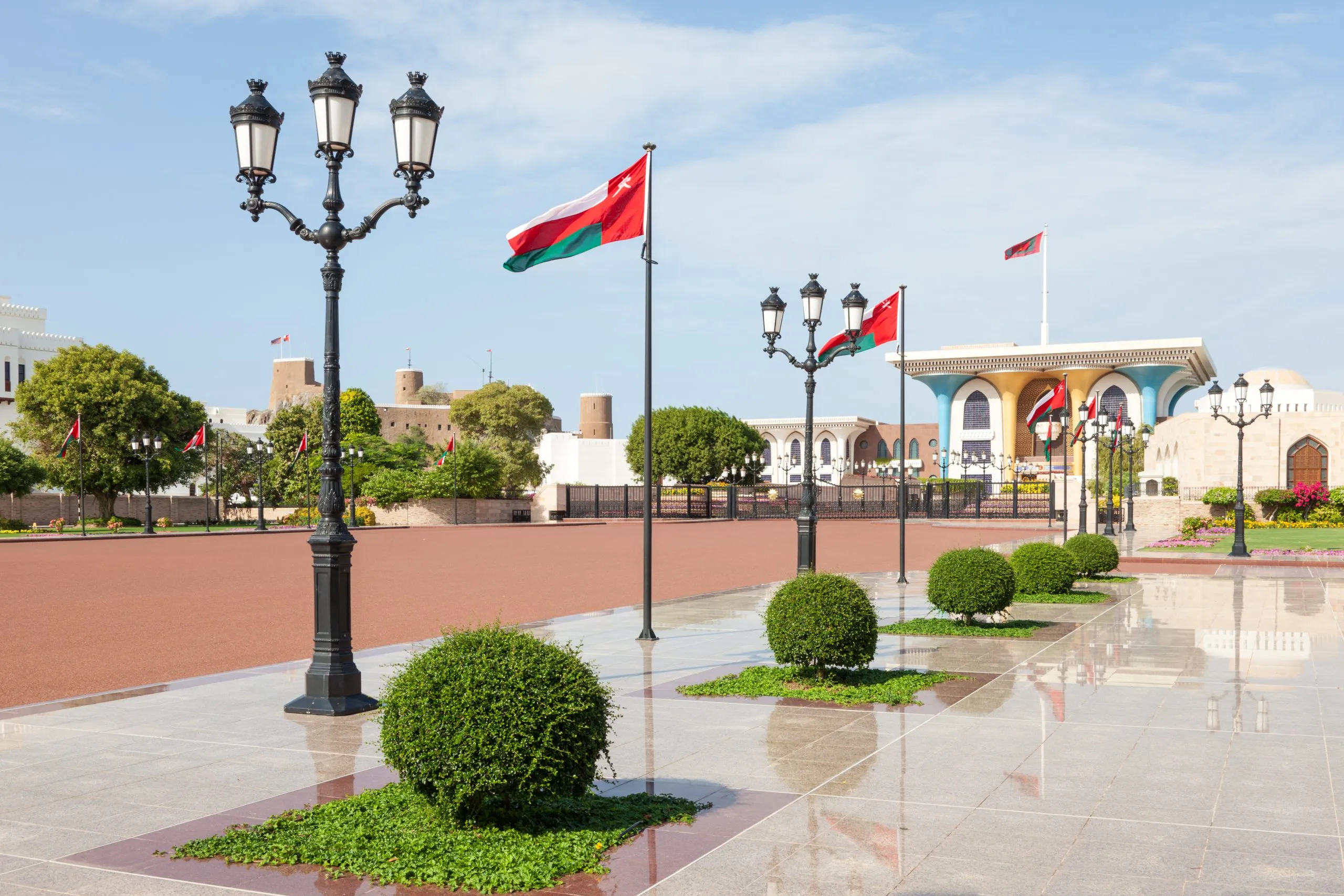 Al Alam palace in Muscat, Oman