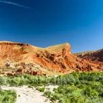 View on oasis of Tinerhir next to Dades in Morocco