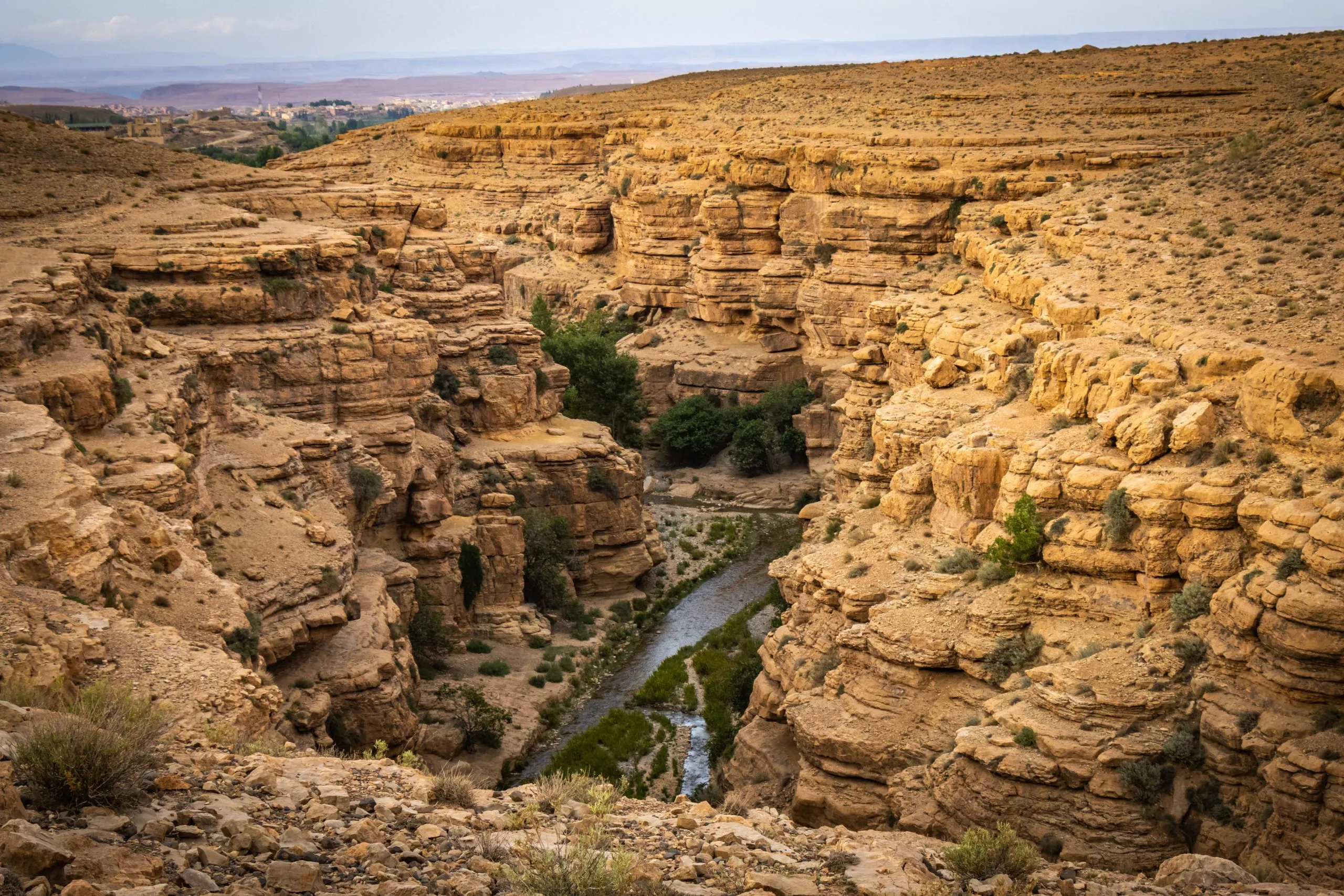 canyon near midelt, atlas mountains, morocco, north africa