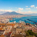 Naples Cityscape - Stunning panorama with the Mount Vesuvius