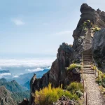 Stairs below pico ruivo