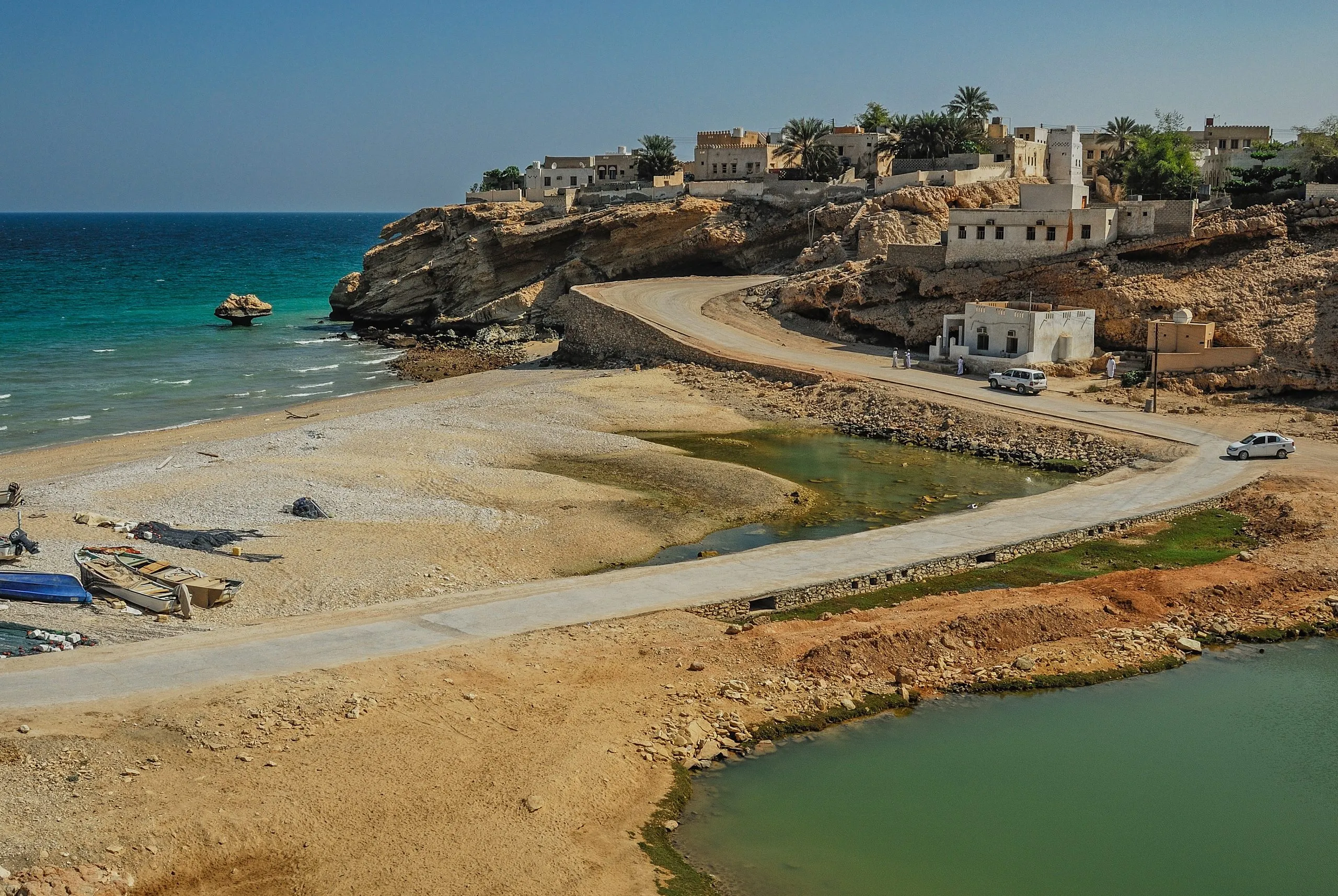 Oman Tiwi fishing village