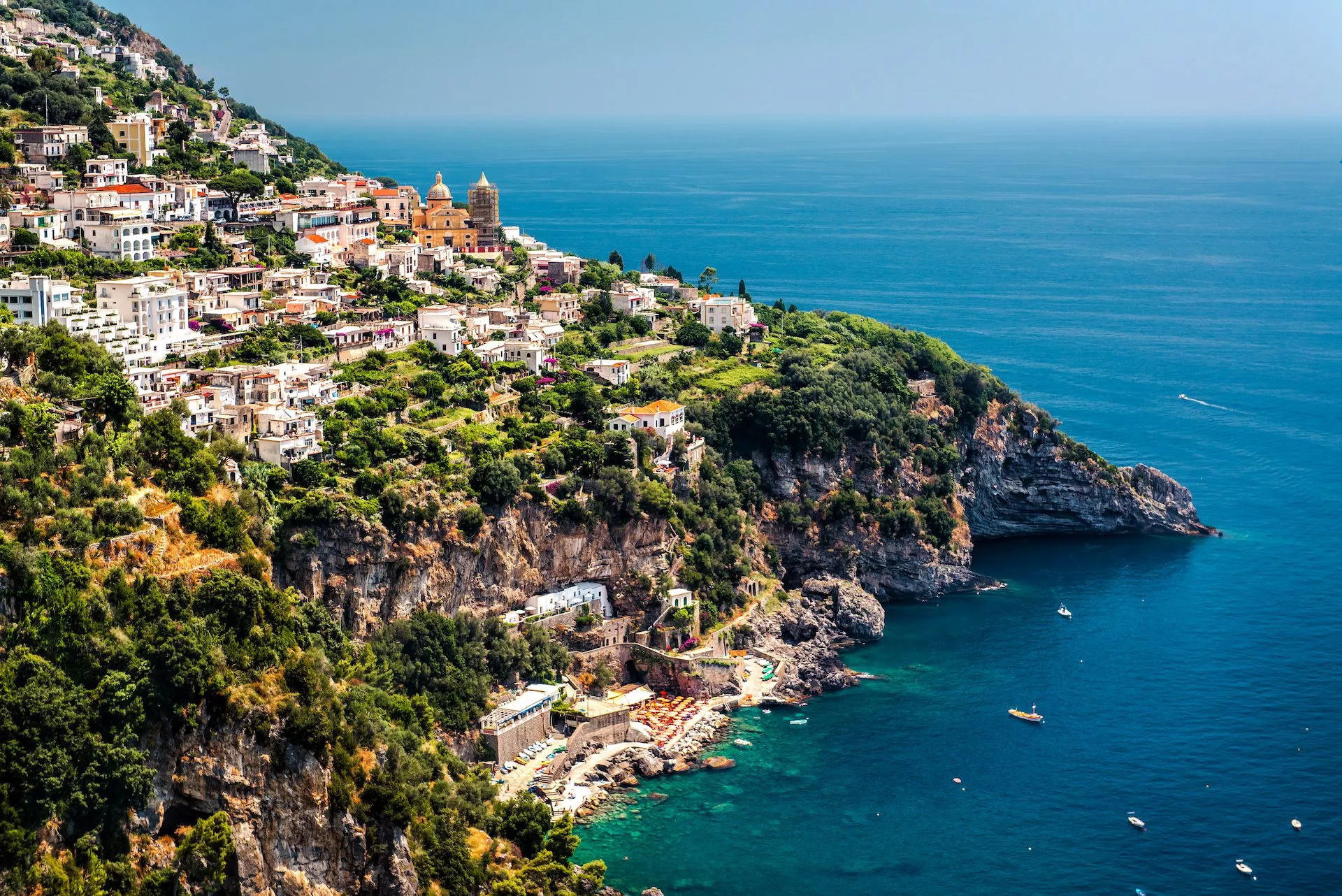 View of praiano praiano is a town and comune of the province of salerno of southwest italy